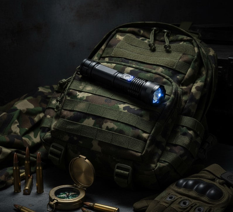 TacticalBeam™ – MOCNA latarka taktyczna