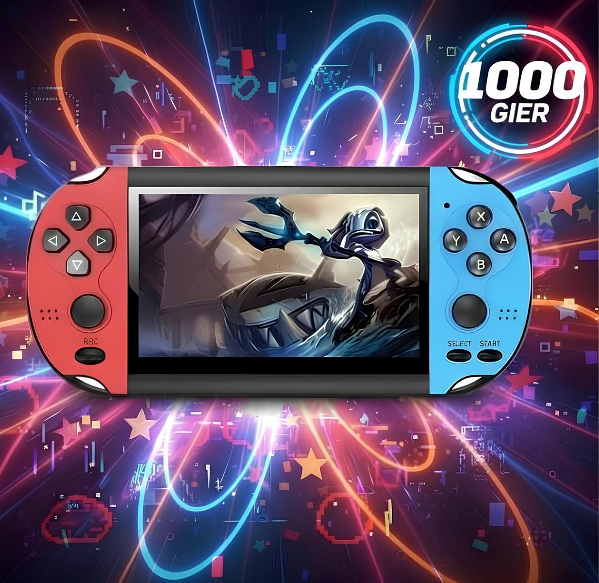 Konsola do gier PIXNO - 1000 gier🎮