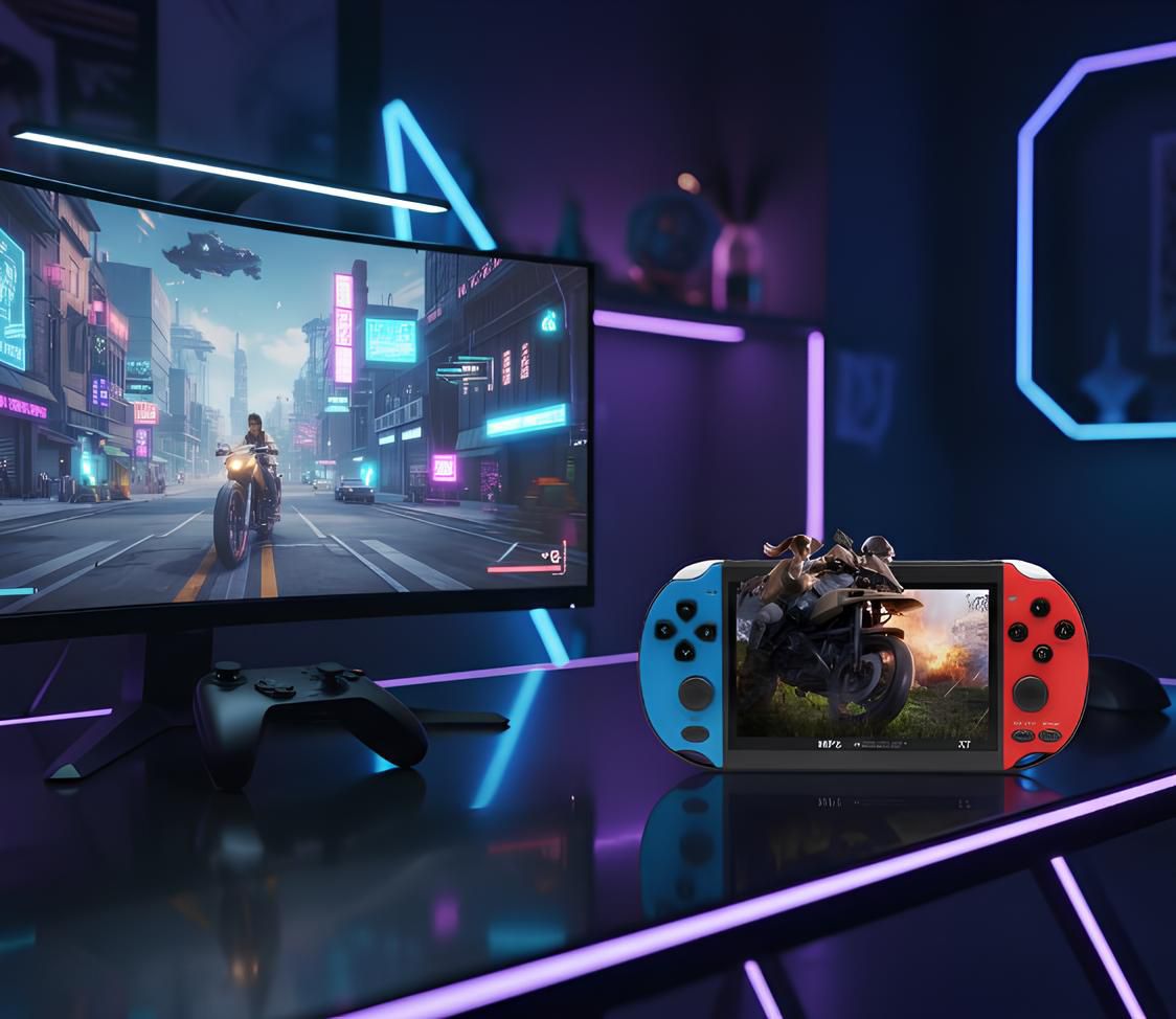 Konsola do gier PIXNO - 1000 gier🎮