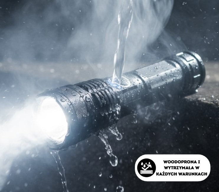 TacticalBeam™  – MOCNA latarka taktyczna