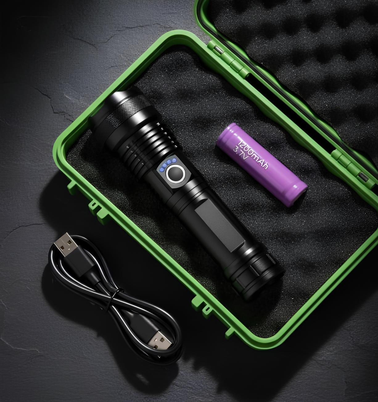 TacticalBeam™  – MOCNA latarka taktyczna